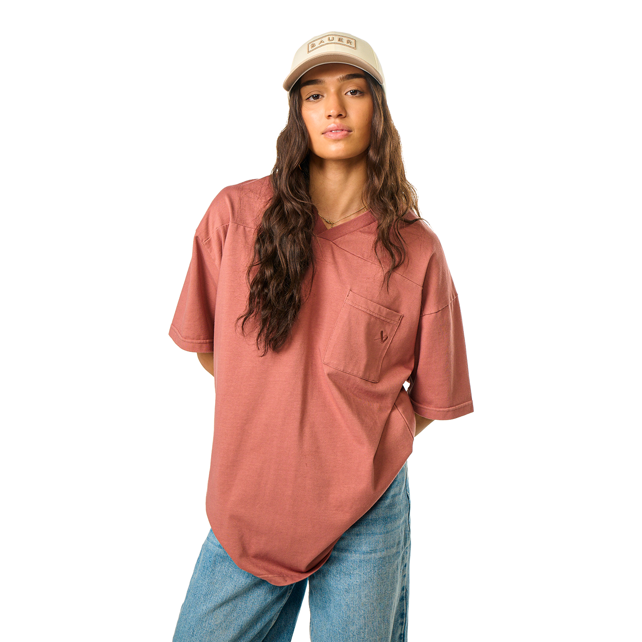 BAUER PRESS BOX TEE CLAY