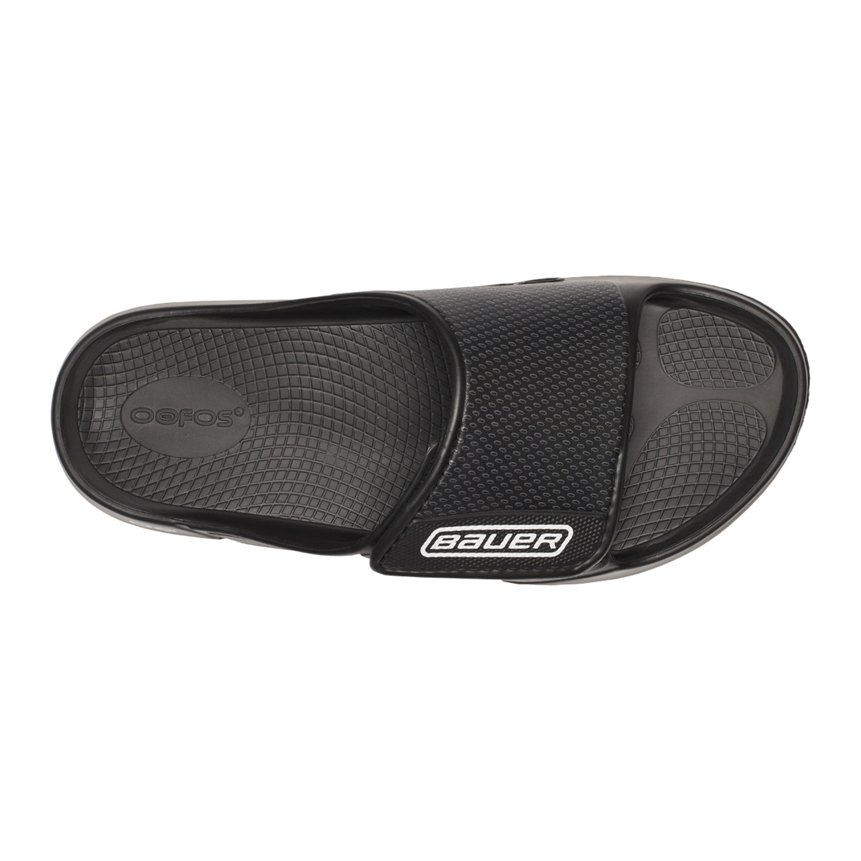 S25 BAUER OOFOS SPORT FLEX SLIDE JUNIOR BLACK