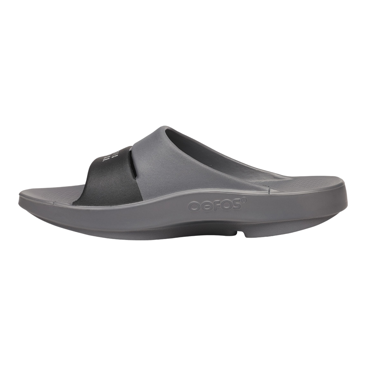 S25 BAUER OOFOS SPORT SLIDE JUNIOR GREY