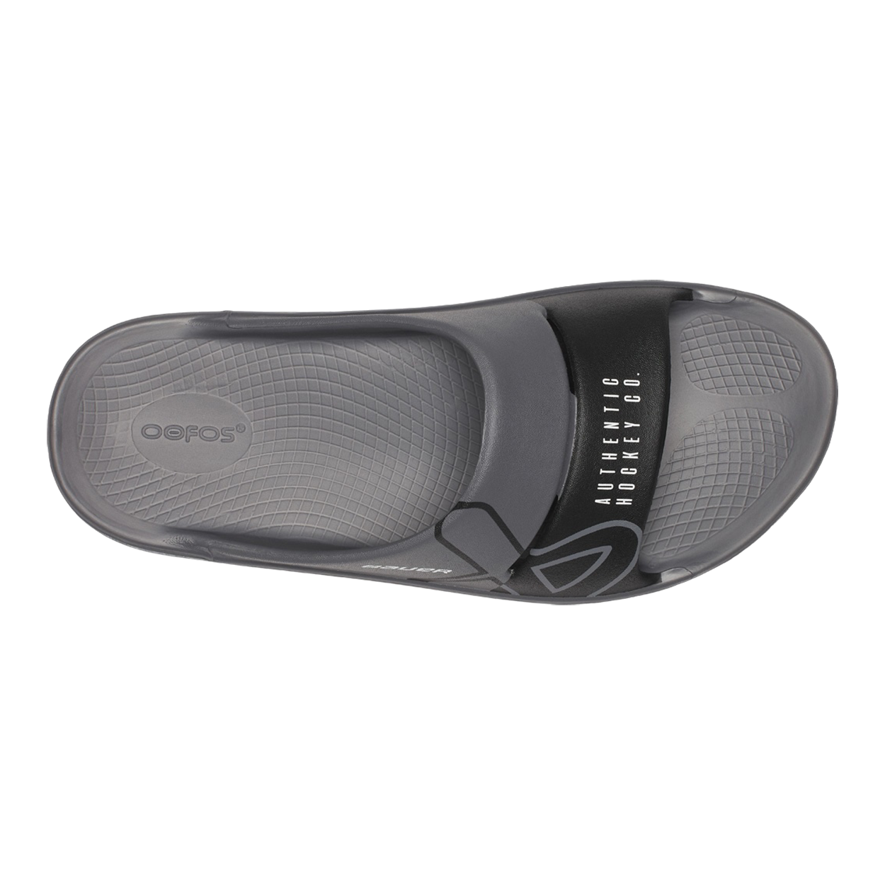 S25 BAUER OOFOS SPORT SLIDE JUNIOR GREY