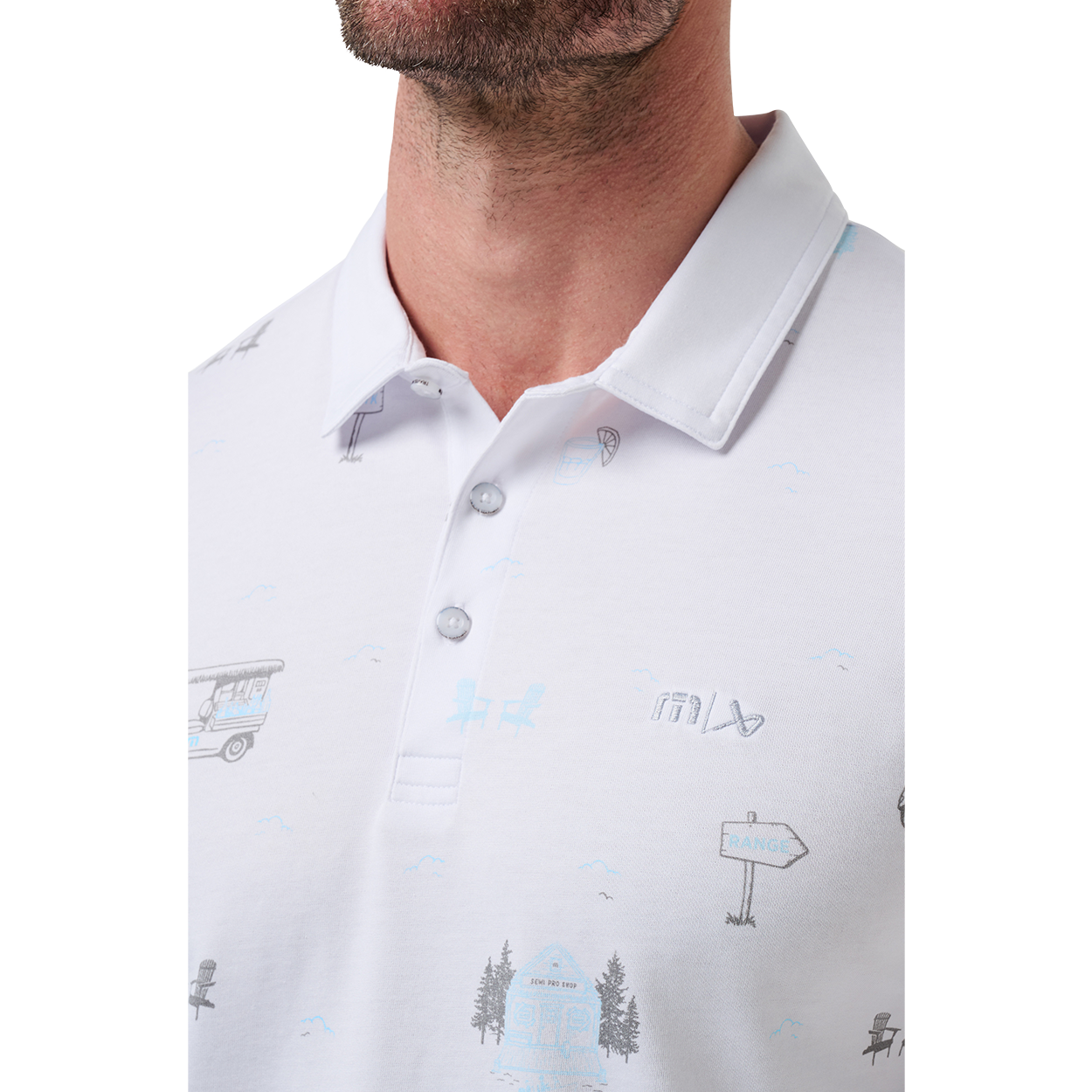 BAUER X TRAVISMATHEW SNOW CHANCE POLO
