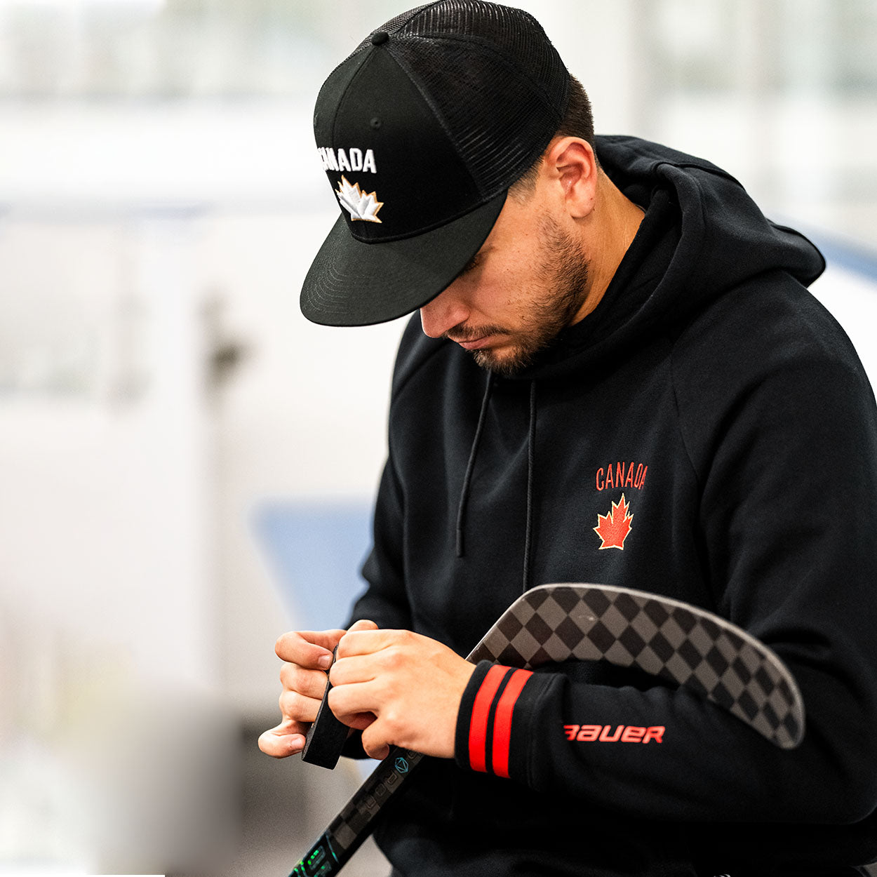 BAUER HOCKEY CANADA SNAPBACK HAT YOUTH