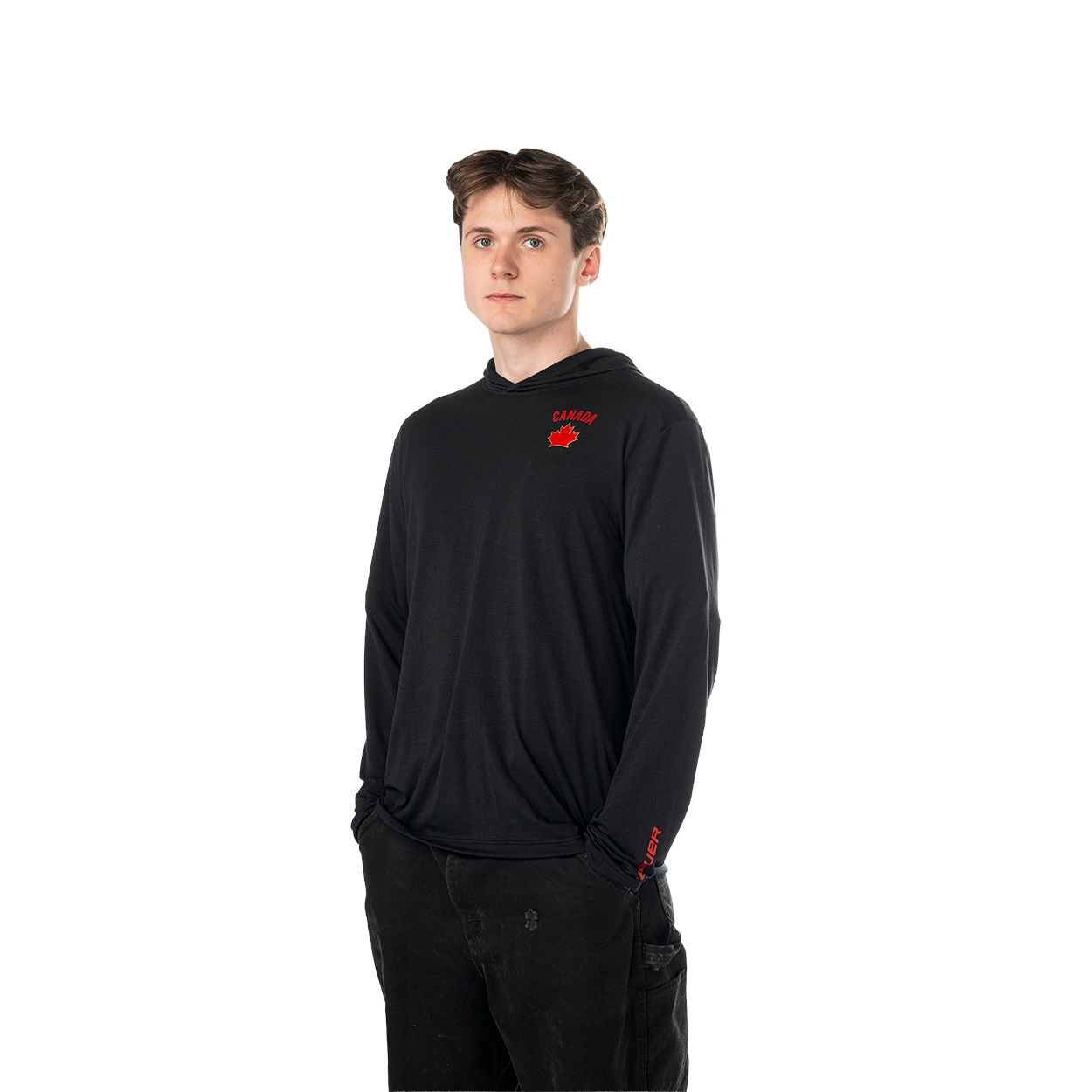 Chandail à capuchon léger BAUER x Hockey CanadaMD