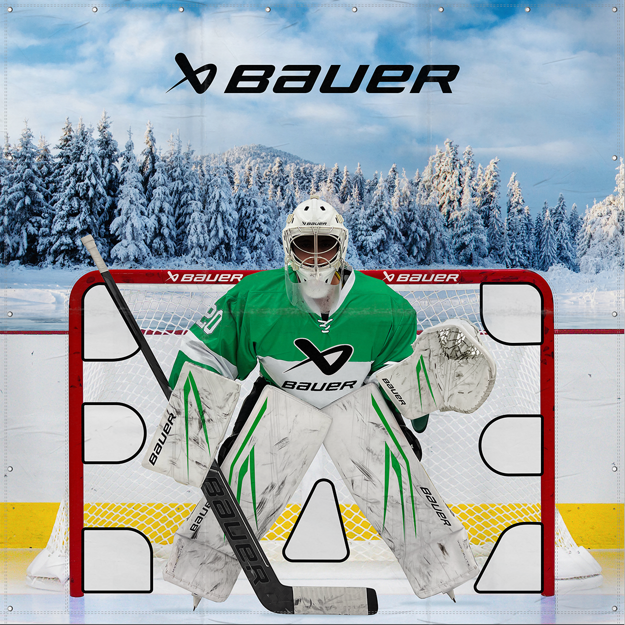 skip nhl tarp BAUER REACTOR SHOOTING TARP