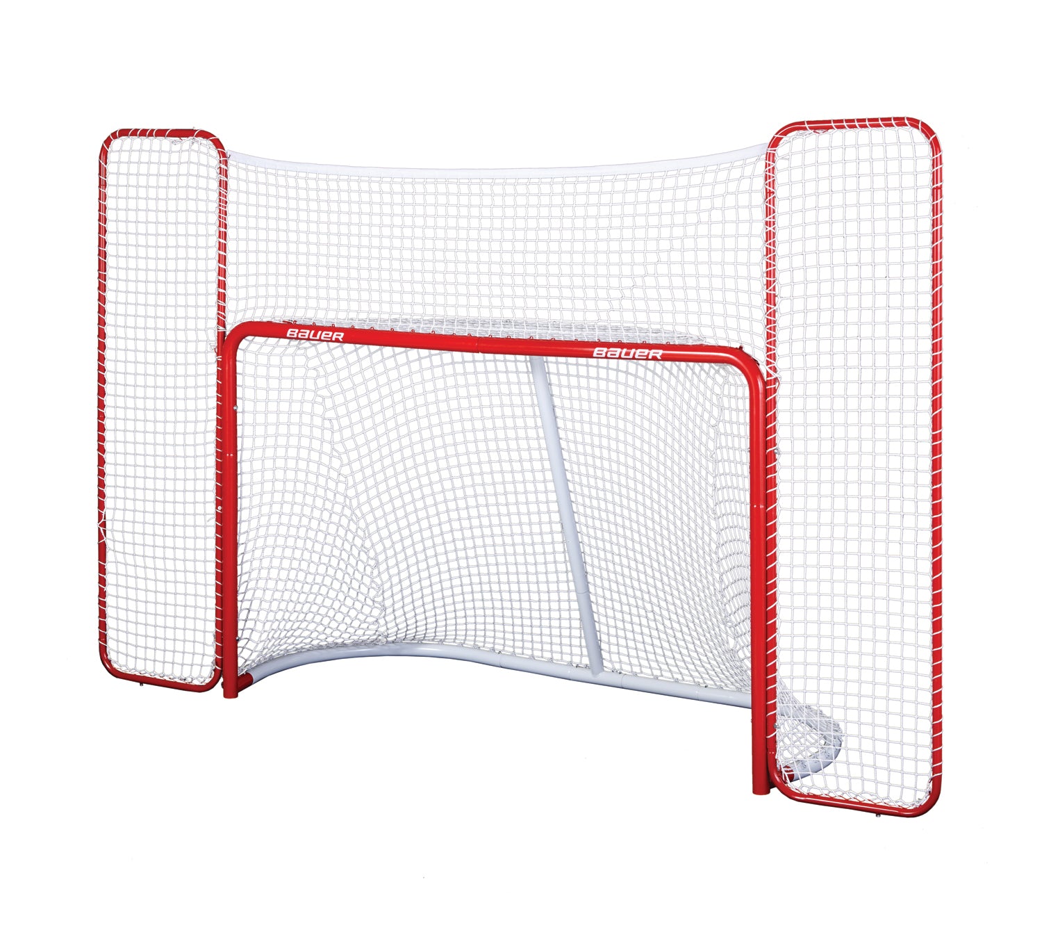 BAUER OFFICIAL PERFORMANCE STEEL HOCKEY GOAL WITH BACKSTOP BAUER OFFICIAL PERFORMANCE STEEL HOCKEY GOAL WITH BACKSTOP
