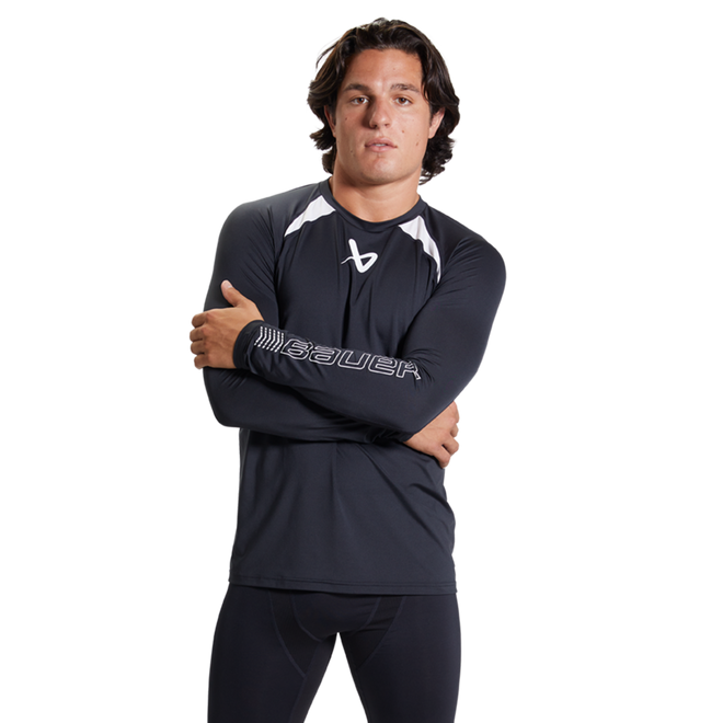 BAUER Performance LongSleeve BaseLayer Haut Senior
