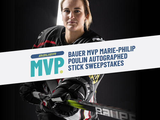 BAUER MVP MARIE-PHILIP POULIN AUTOGRAPHED STICK SWEEPSTAKES