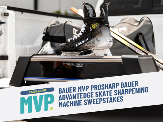 BAUER MVP PROSHARP BAUER ADVANTEDGE SKATE SHARPENING MACHINE SWEEPSTAKES