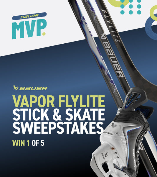 BAUER MVP VAPOR FLYLITE STICK & SKATE SWEEPSTAKES