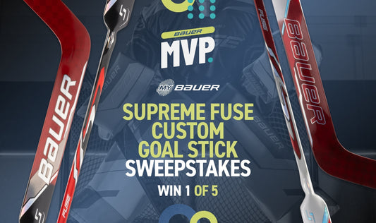 BAUER MVP SUPREME FUSE CUSTOM GOAL STICK SWEEPSTAKES