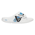 S25 BAUER OOFOS SPORT FLEX SLIDE JUNIOR WHITE/BLUE