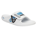 S25 BAUER OOFOS SPORT FLEX SLIDE JUNIOR WHITE/BLUE