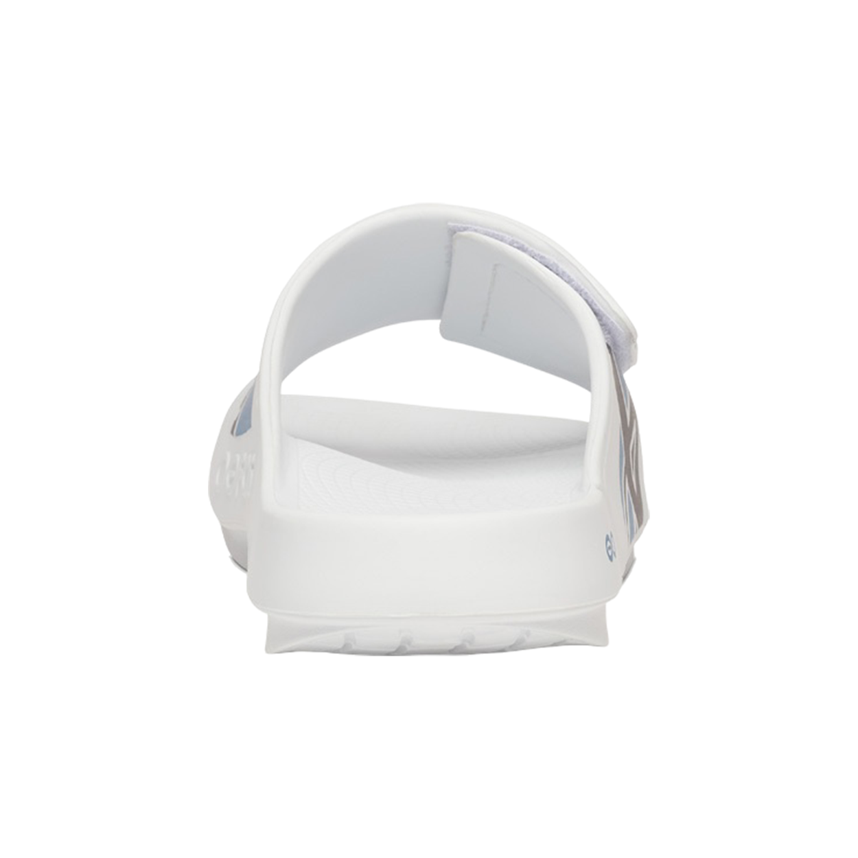 S25 BAUER OOFOS SPORT FLEX SLIDE SENIOR WHITE/BLUE