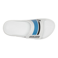 S25 BAUER OOFOS SPORT FLEX SLIDE SENIOR WHITE/BLUE