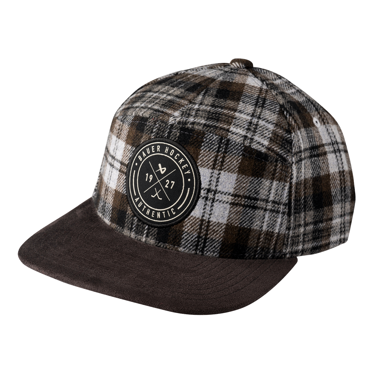 BAUER Plaid Snapback Senior
