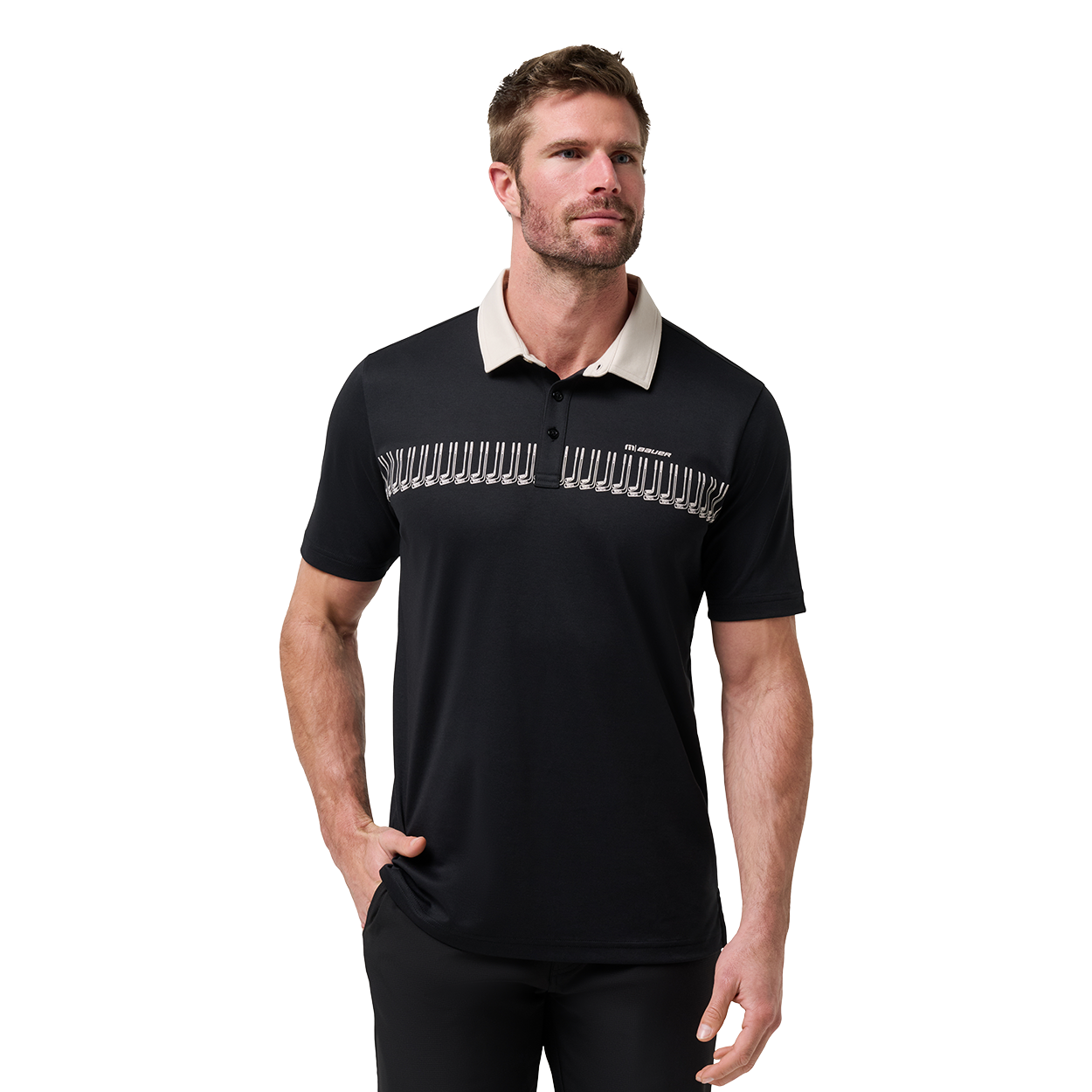 BAUER X TRAVISMATHEW STICK SIDE POLO