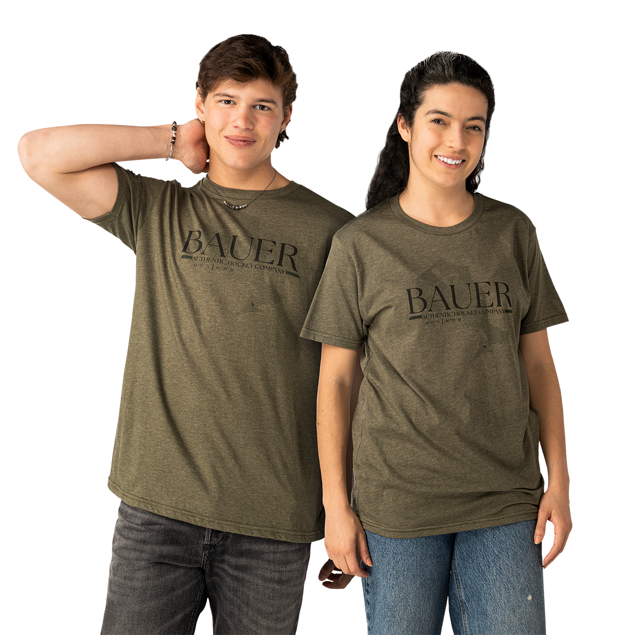 BAUER Olive Graphic Tee
