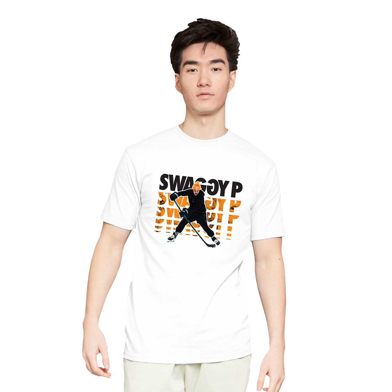 BAUER x SWAGGY BOXY DANGLE TEE SENIOR