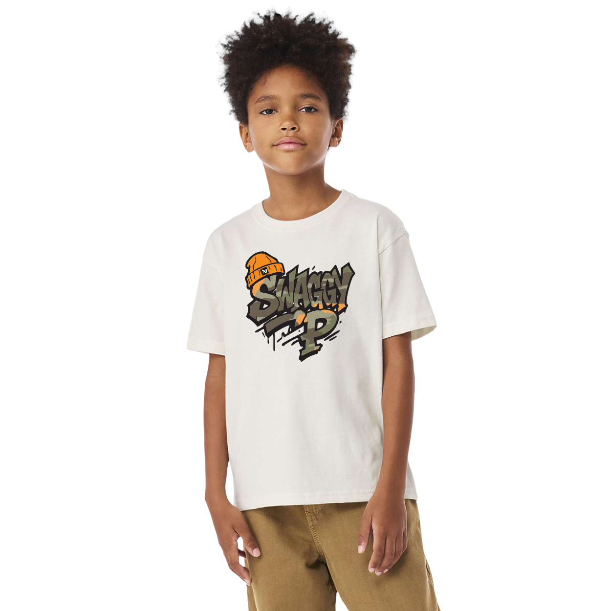 BAUER x SWAGGY CAMO BOXY TEE YOUTH