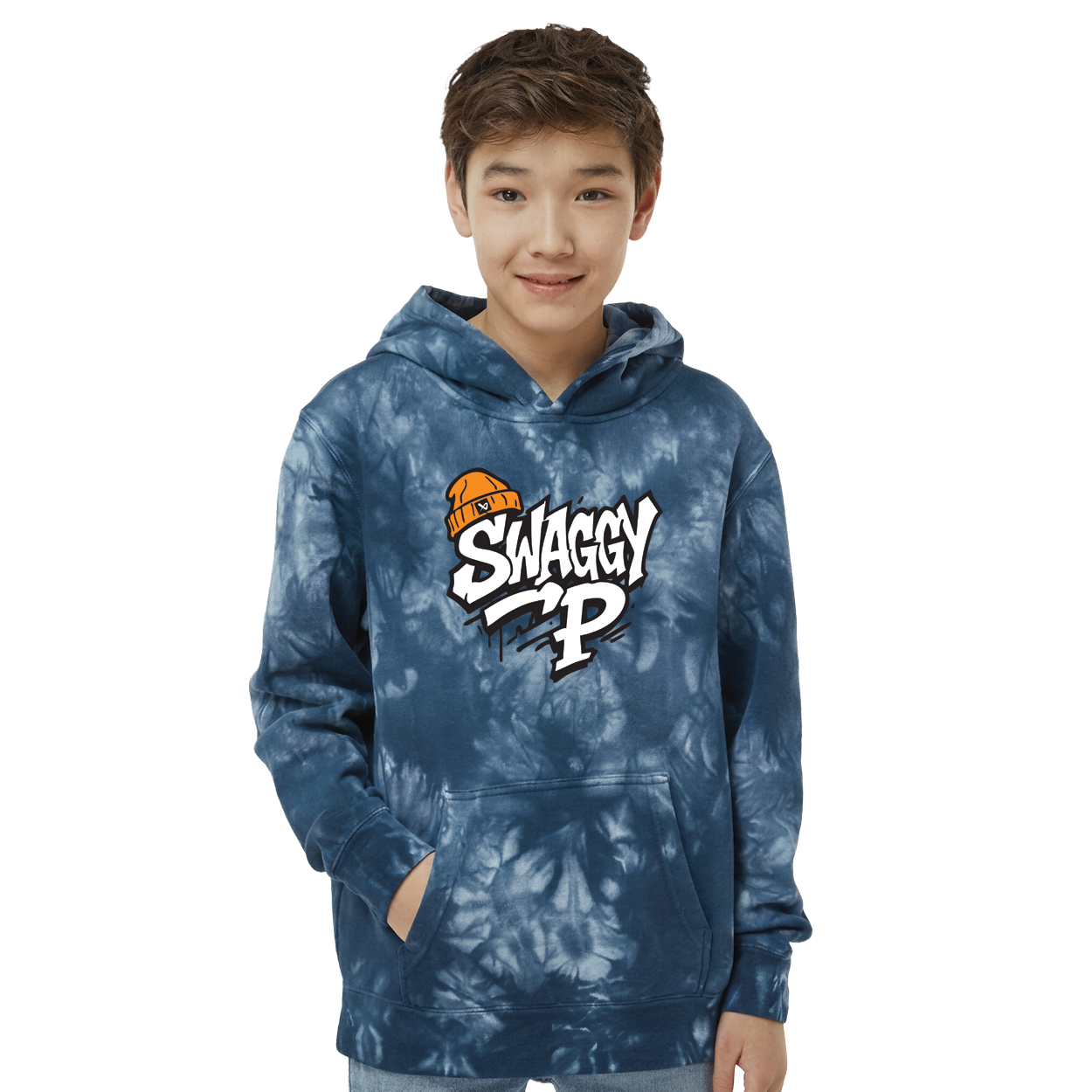 BAUER x SWAGGY TIE DYE HOODIE YOUTH