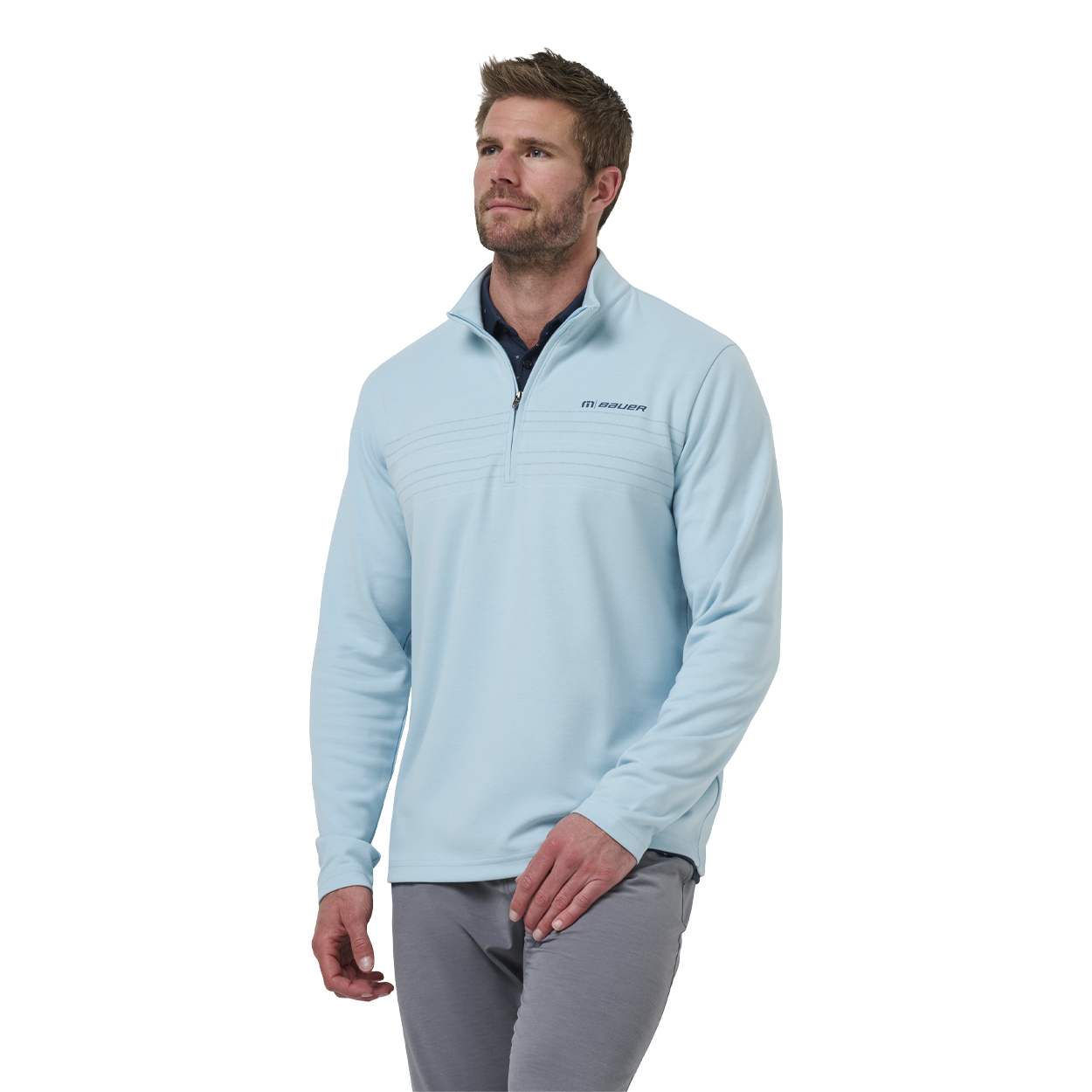 BAUER TRAVIS MATHEW SCORING CHANCE 1/4 ZIP