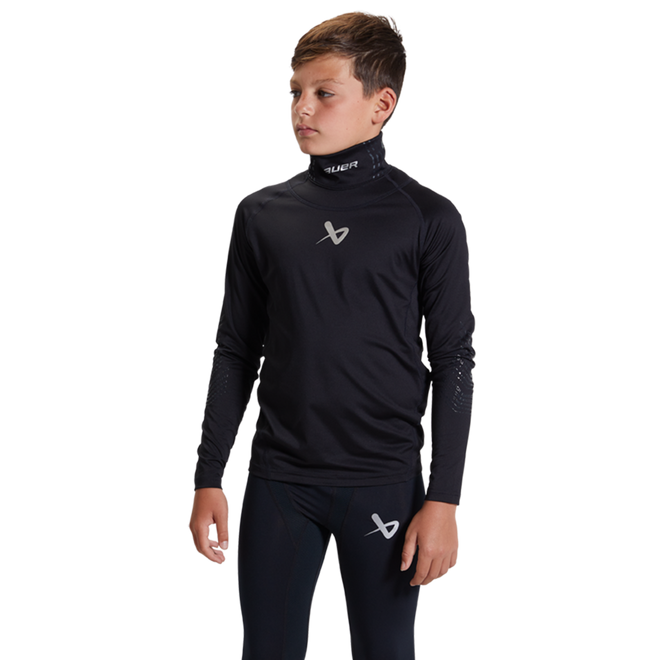 BAUER LS CUT-RESISTANT NECK PROTECT BASE LAYER, YOUTH