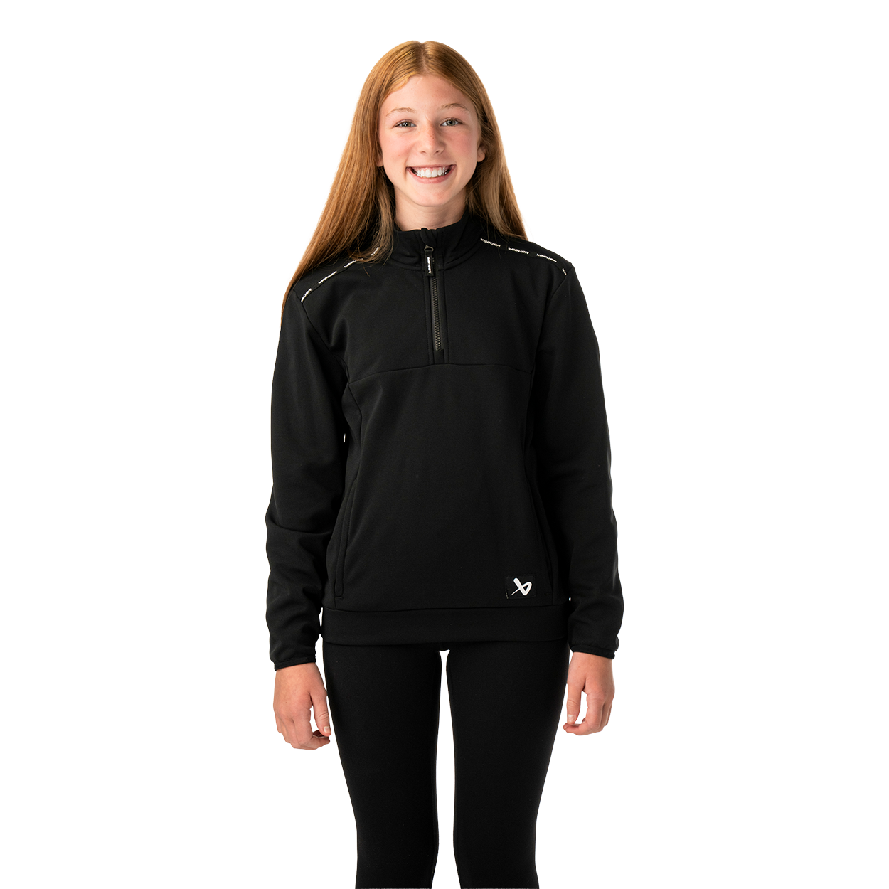 BAUER TEAM FLEECE 1/2 ZIP YOUTH