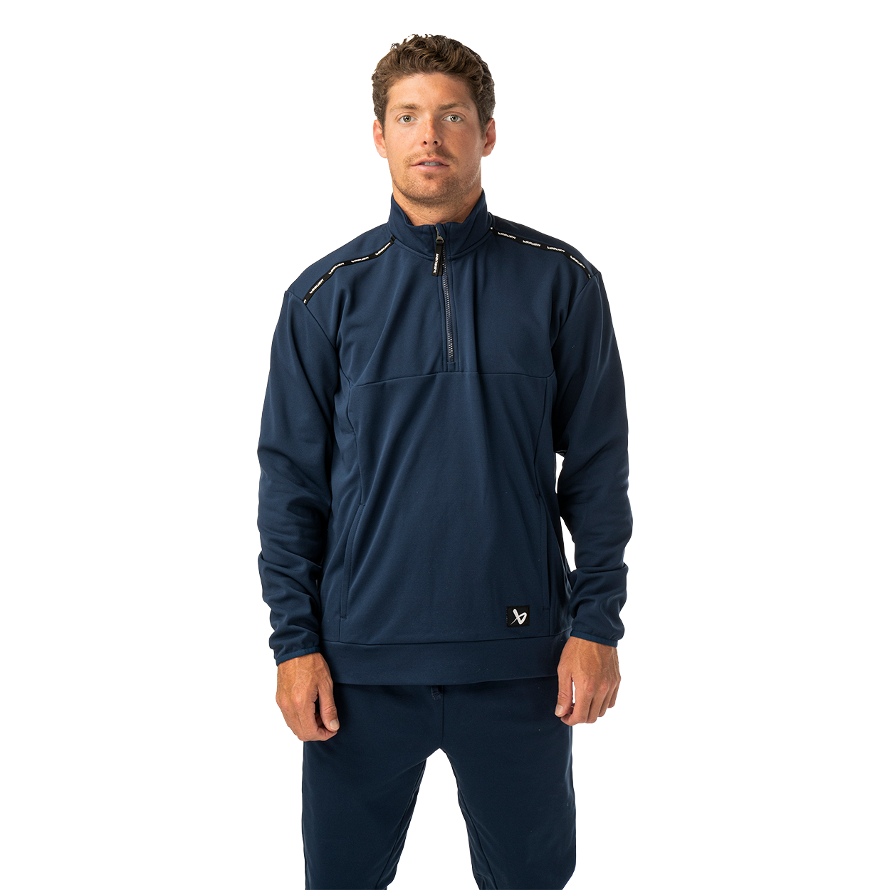 BAUER TEAM FLEECE 1/2 ZIP SENIOR