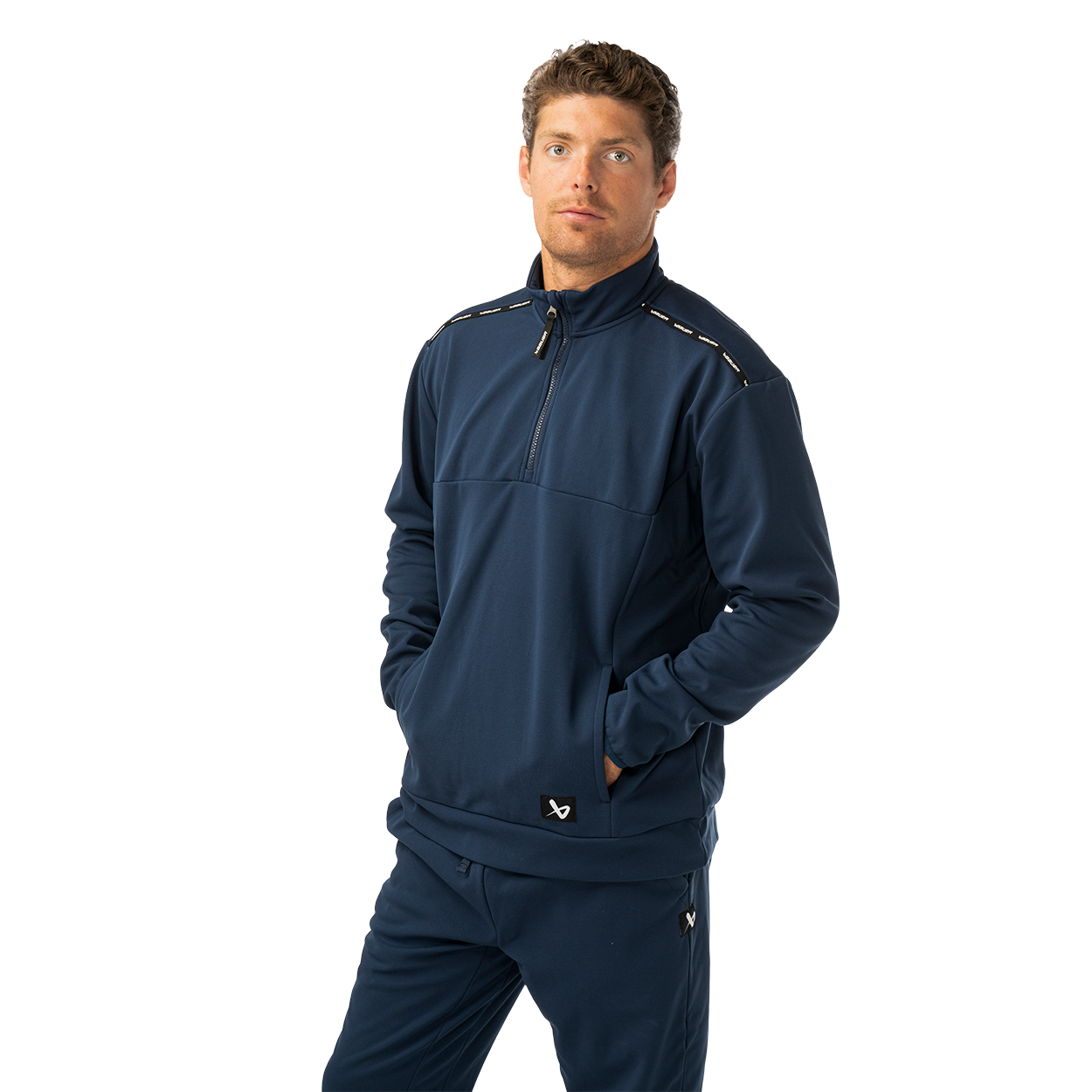 BAUER TEAM FLEECE 1/2 ZIP SENIOR
