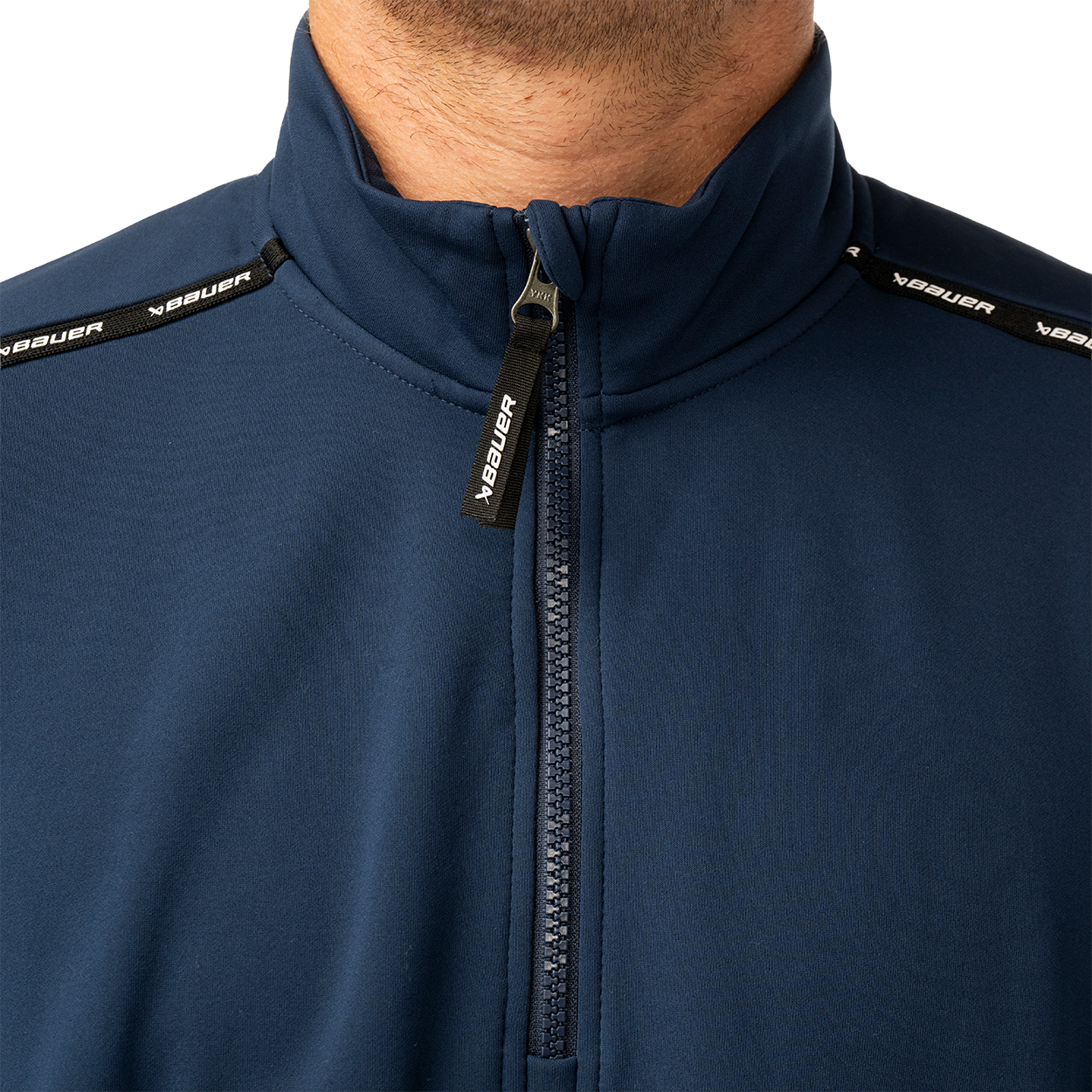 BAUER TEAM FLEECE 1/2 ZIP SENIOR