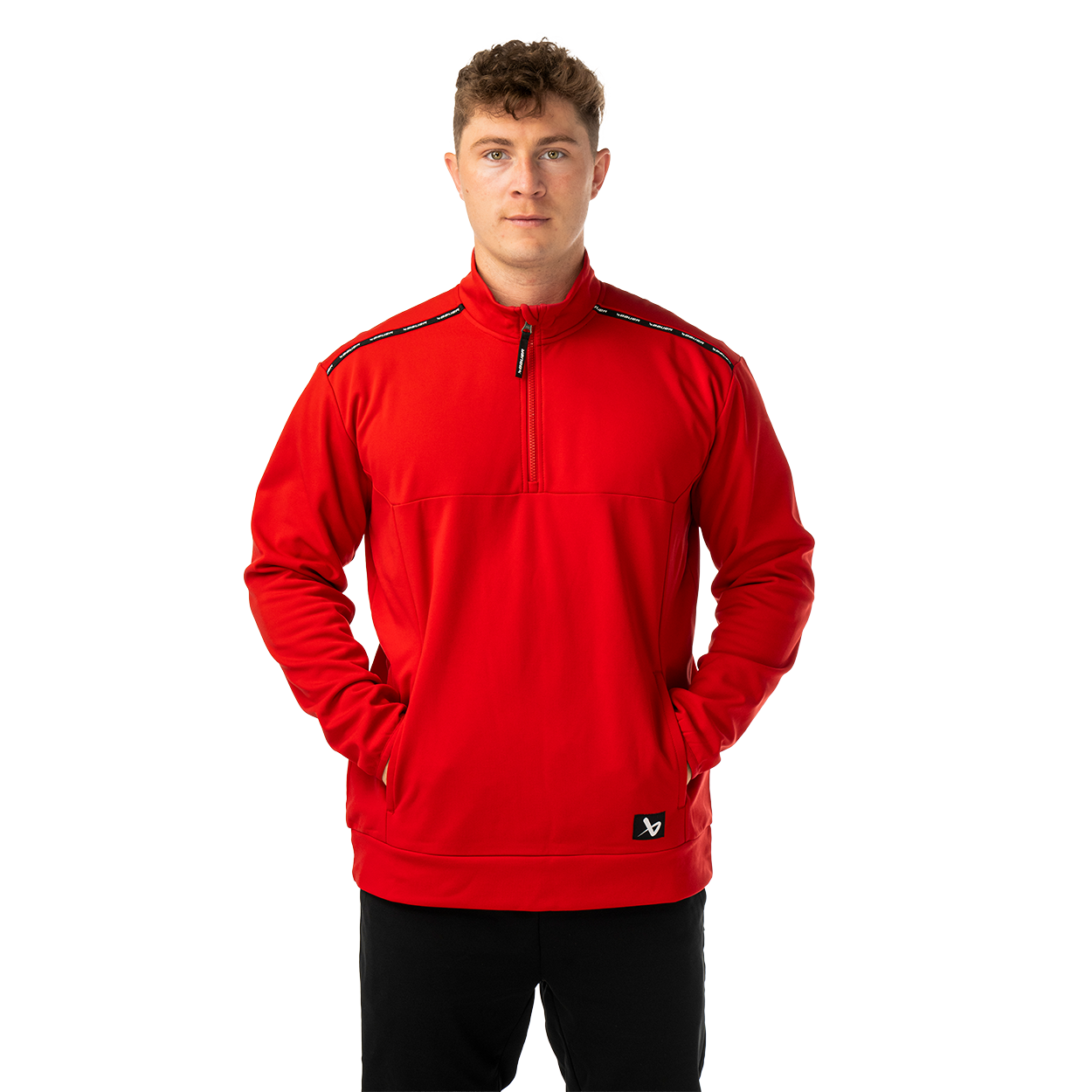 BAUER TEAM FLEECE 1/2 ZIP SENIOR