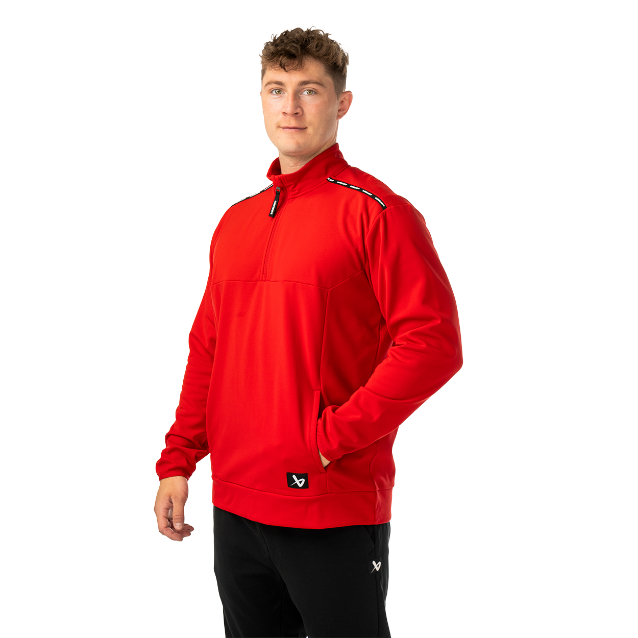 BAUER TEAM FLEECE 1/2 ZIP SENIOR