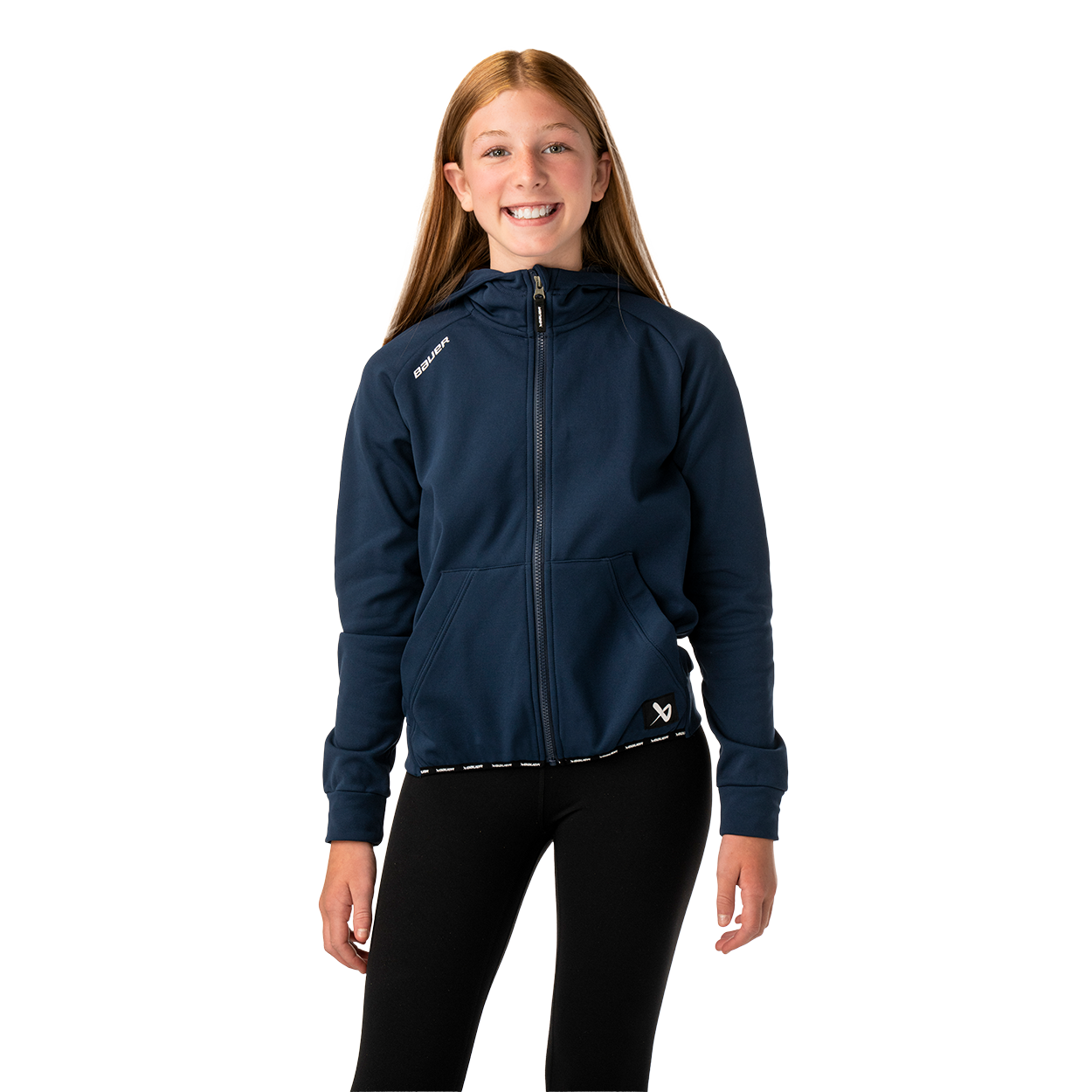 BAUER TEAM FLEECE ZIP HOODIE YOUTH