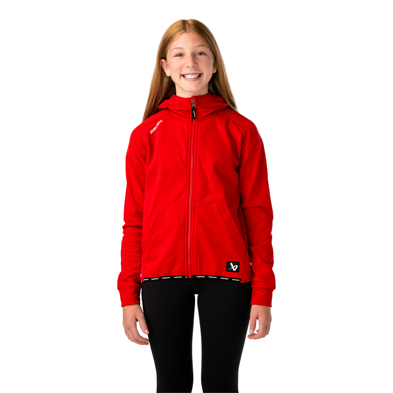 BAUER TEAM FLEECE ZIP HOODIE YOUTH
