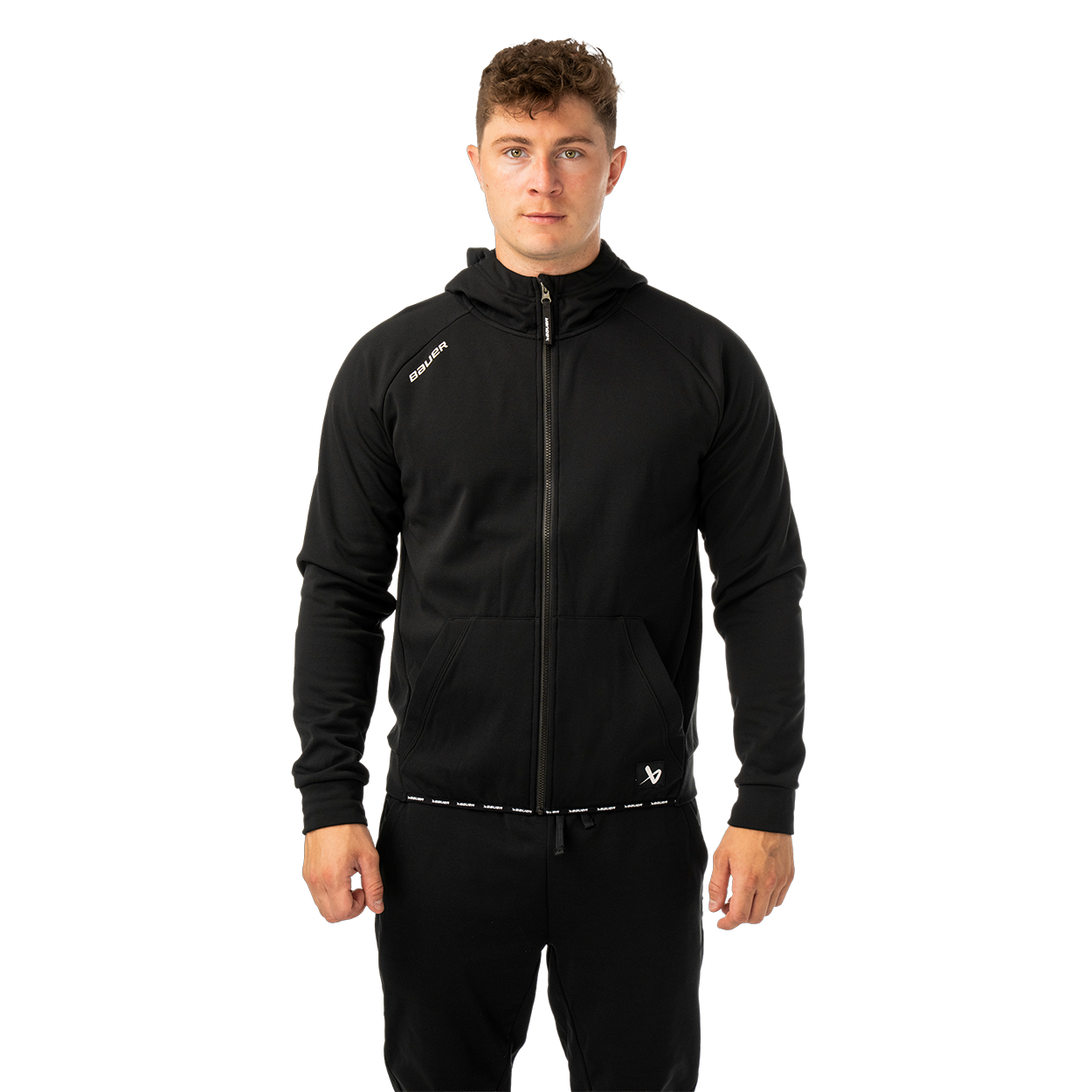 BAUER TEAM FLEECE ZIP HOODIE SENIOR
