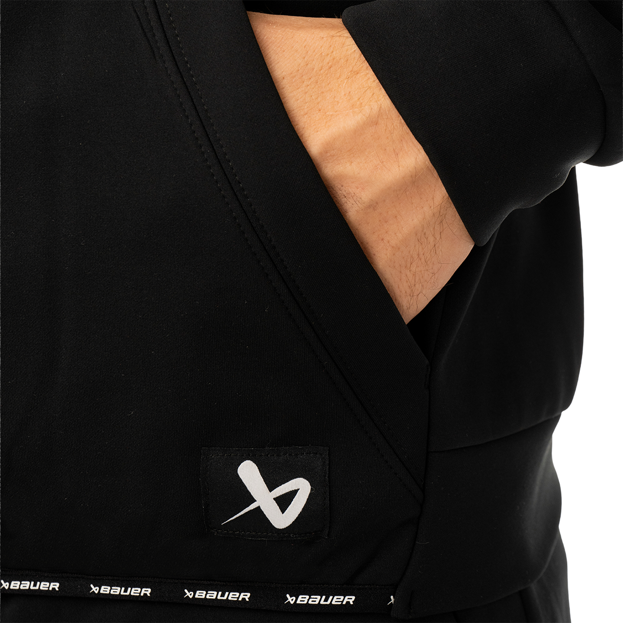 BAUER TEAM FLEECE ZIP HOODIE SENIOR