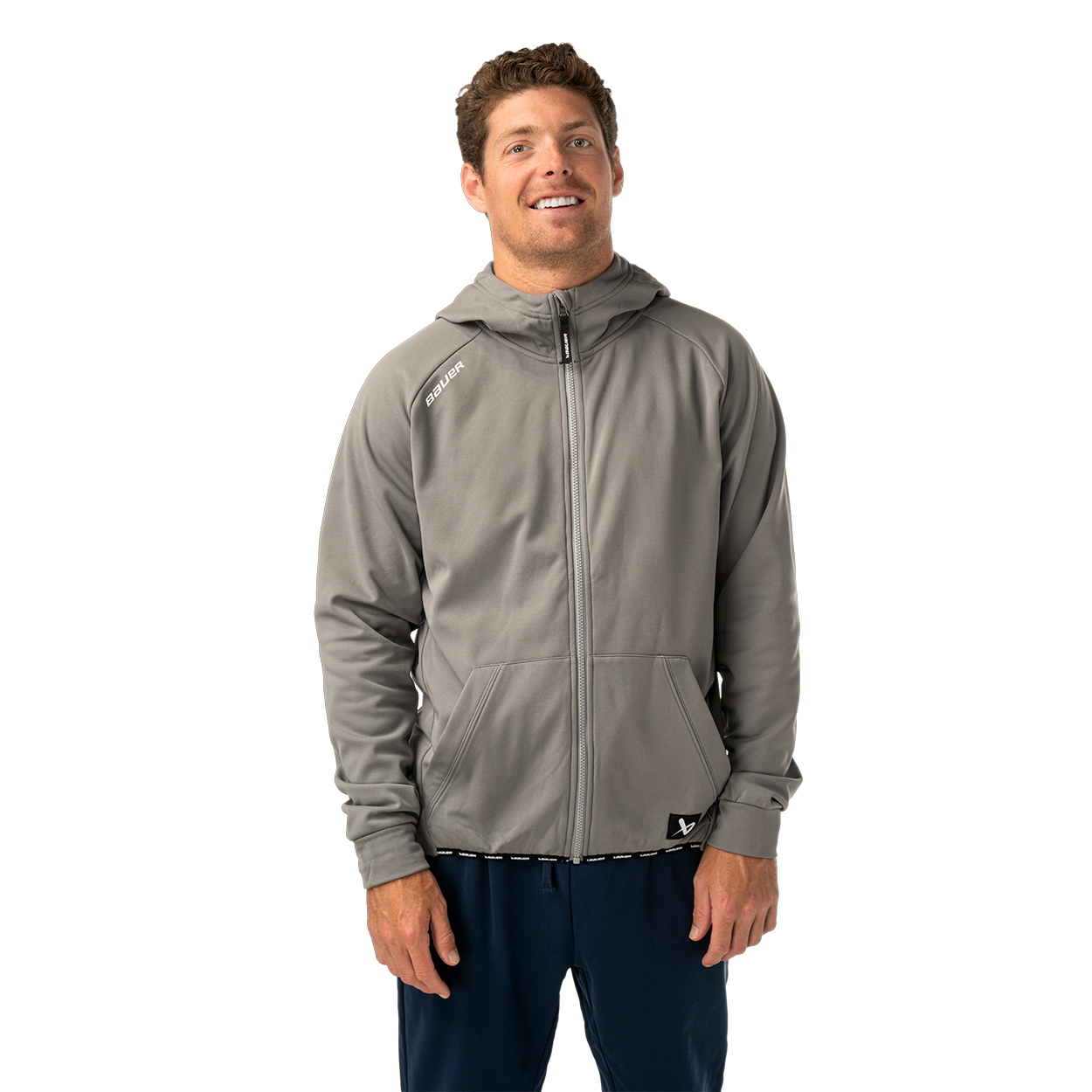 BAUER TEAM FLEECE ZIP HOODIE SENIOR