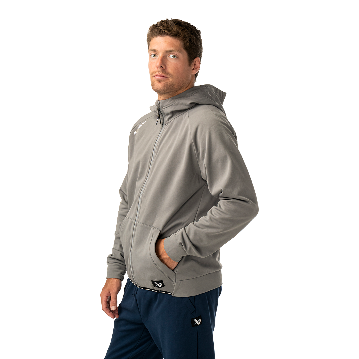 BAUER TEAM FLEECE ZIP HOODIE SENIOR