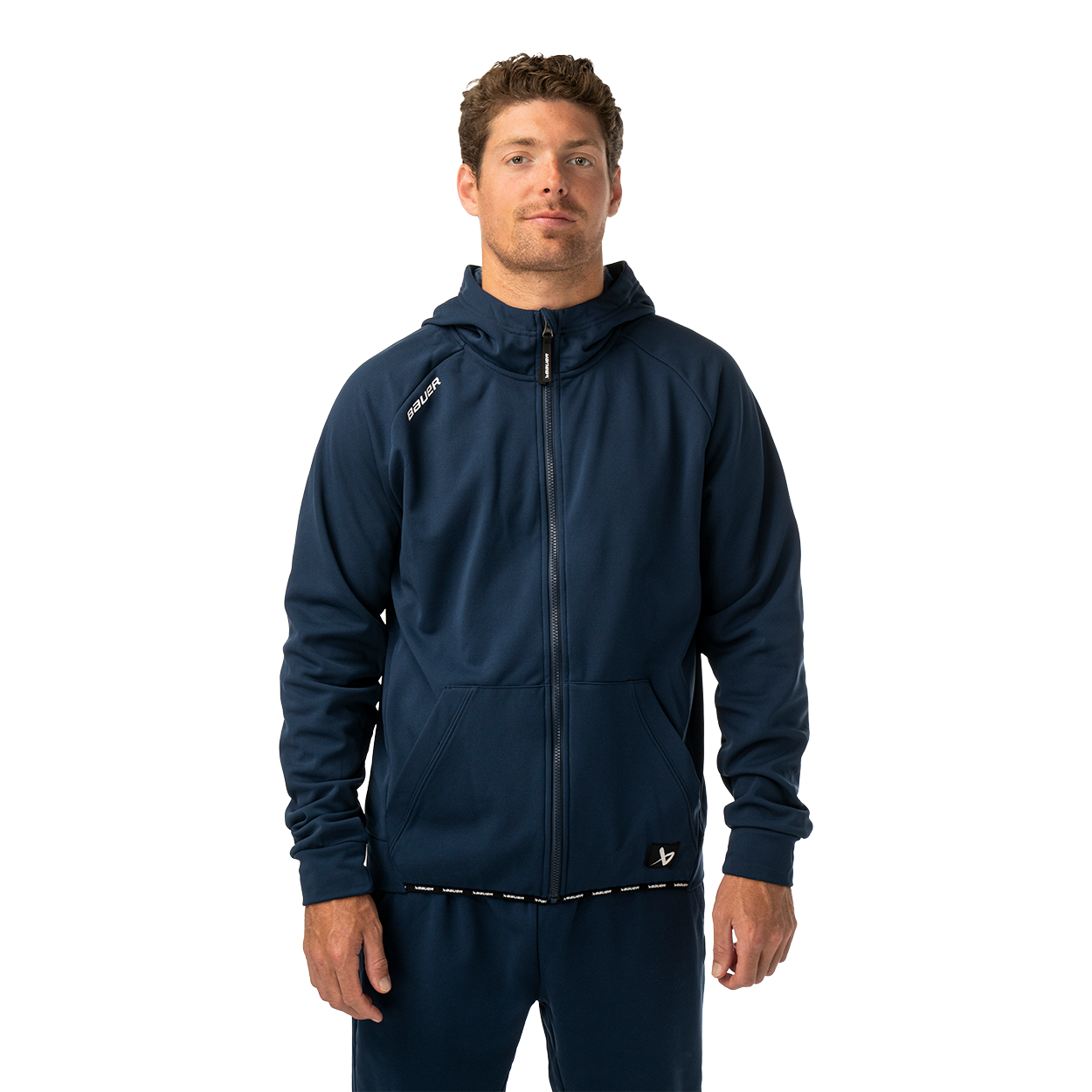 BAUER TEAM FLEECE ZIP HOODIE SENIOR