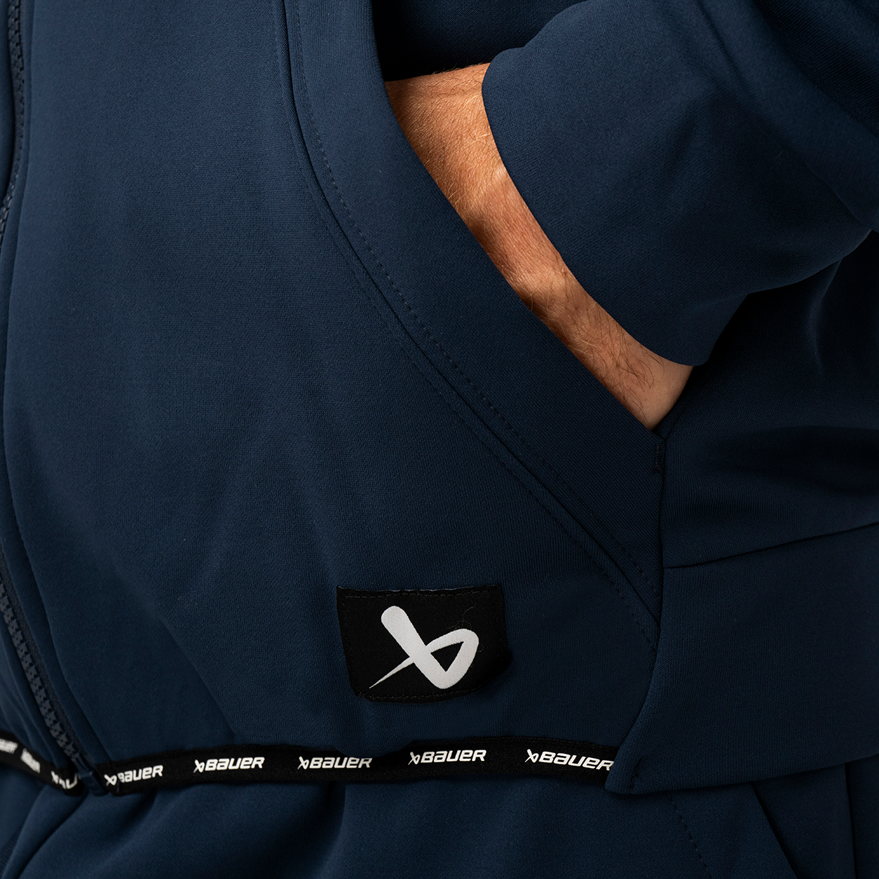BAUER TEAM FLEECE ZIP HOODIE SENIOR
