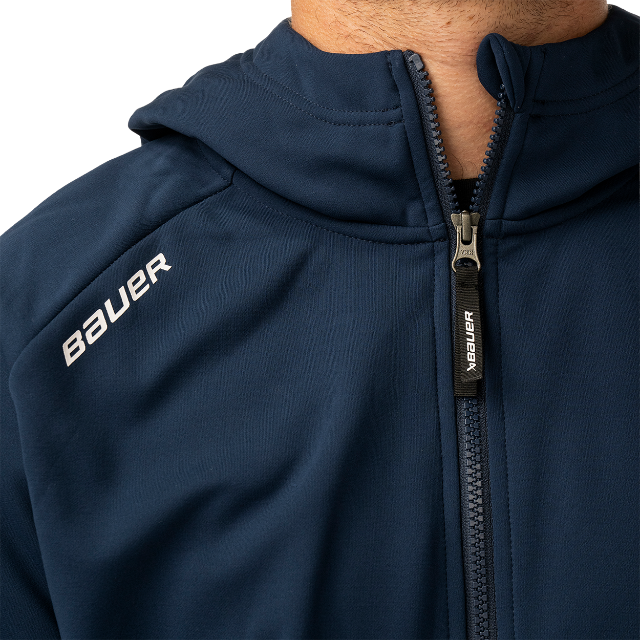 BAUER TEAM FLEECE ZIP HOODIE SENIOR