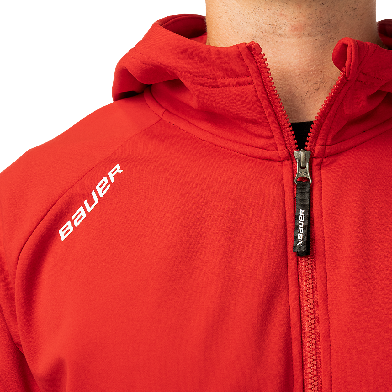 BAUER TEAM FLEECE ZIP HOODIE SENIOR