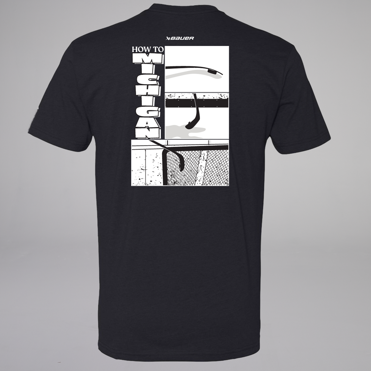 BAUER MVP MICHIGAN TEE SENIOR