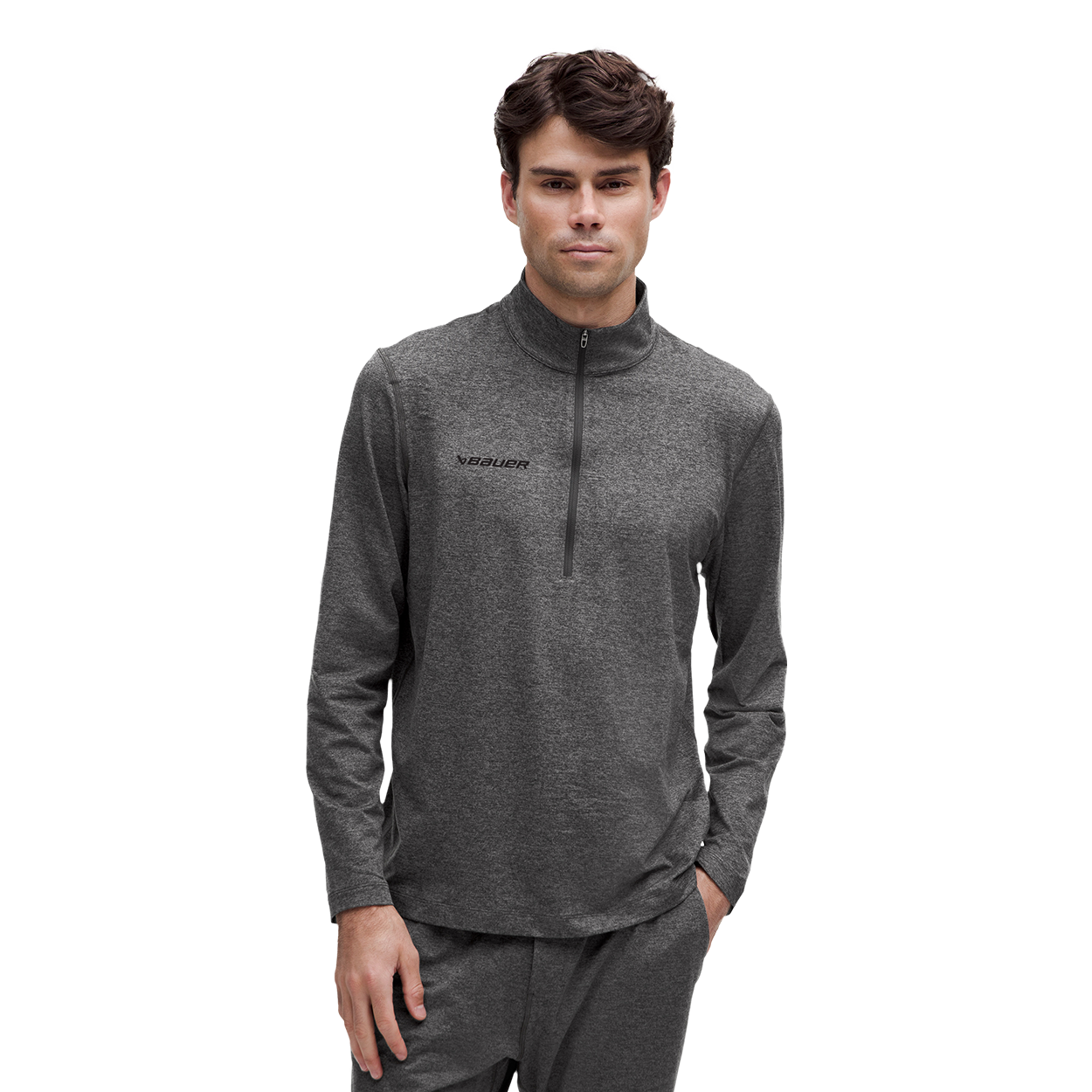 BAUER // lululemon Soft Jersey Half Zip