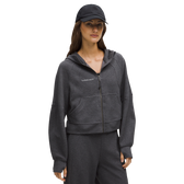 BAUER lululemon WAFFLE FULL ZIP HOODIE WOMENS