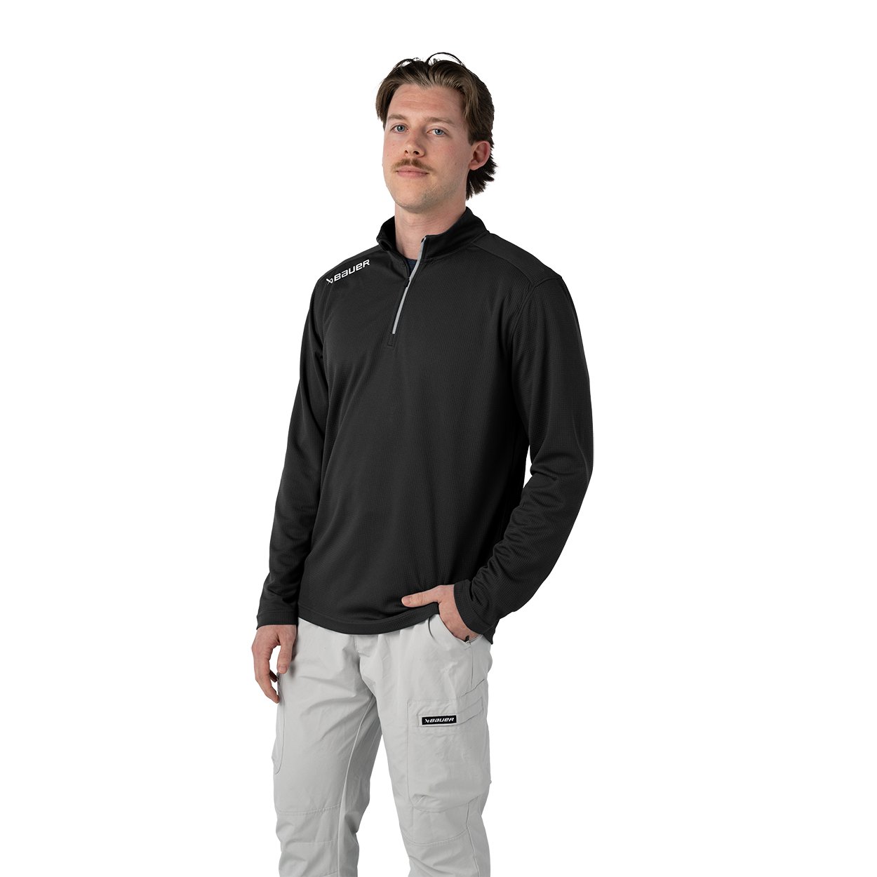 BAUER TEAM PERF 1/4 ZIP SENIOR
