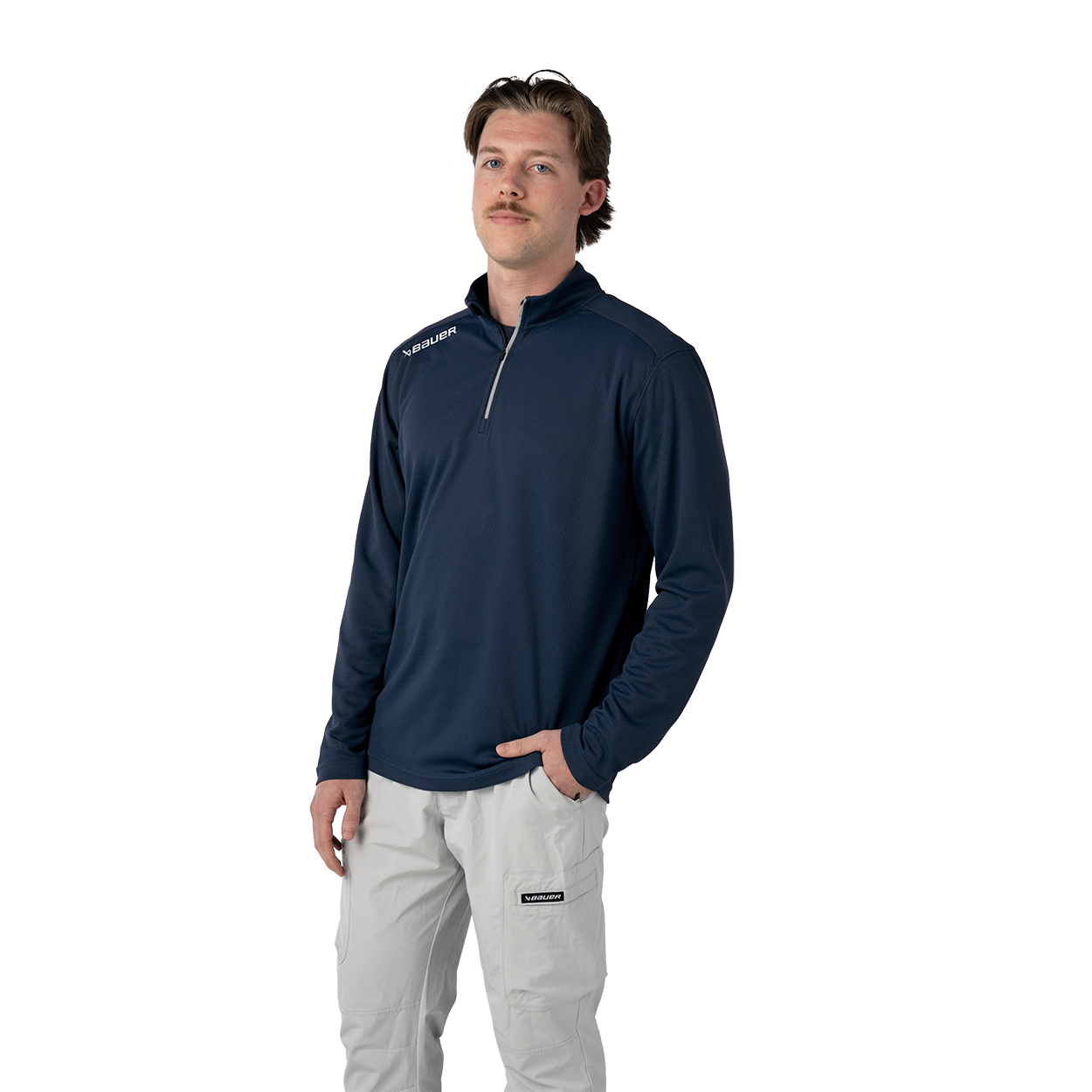 BAUER TEAM PERF 1/4 ZIP SENIOR