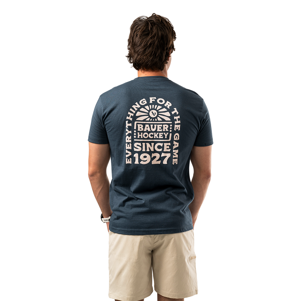 BAUER BADLANDS GRAPHIC TEE SENIOR