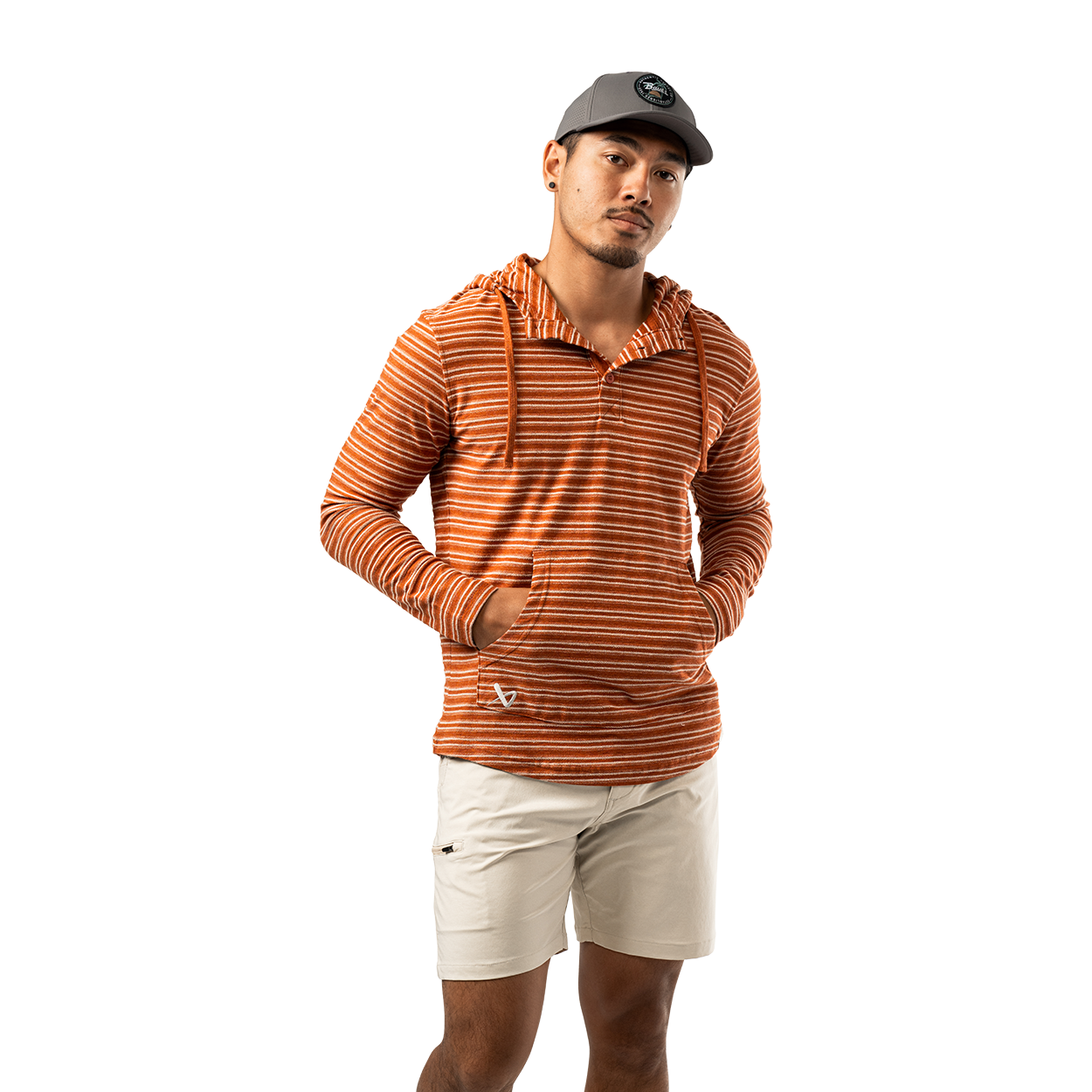 BAUER BEACH CLUB HOODIE BRICK SENIOR