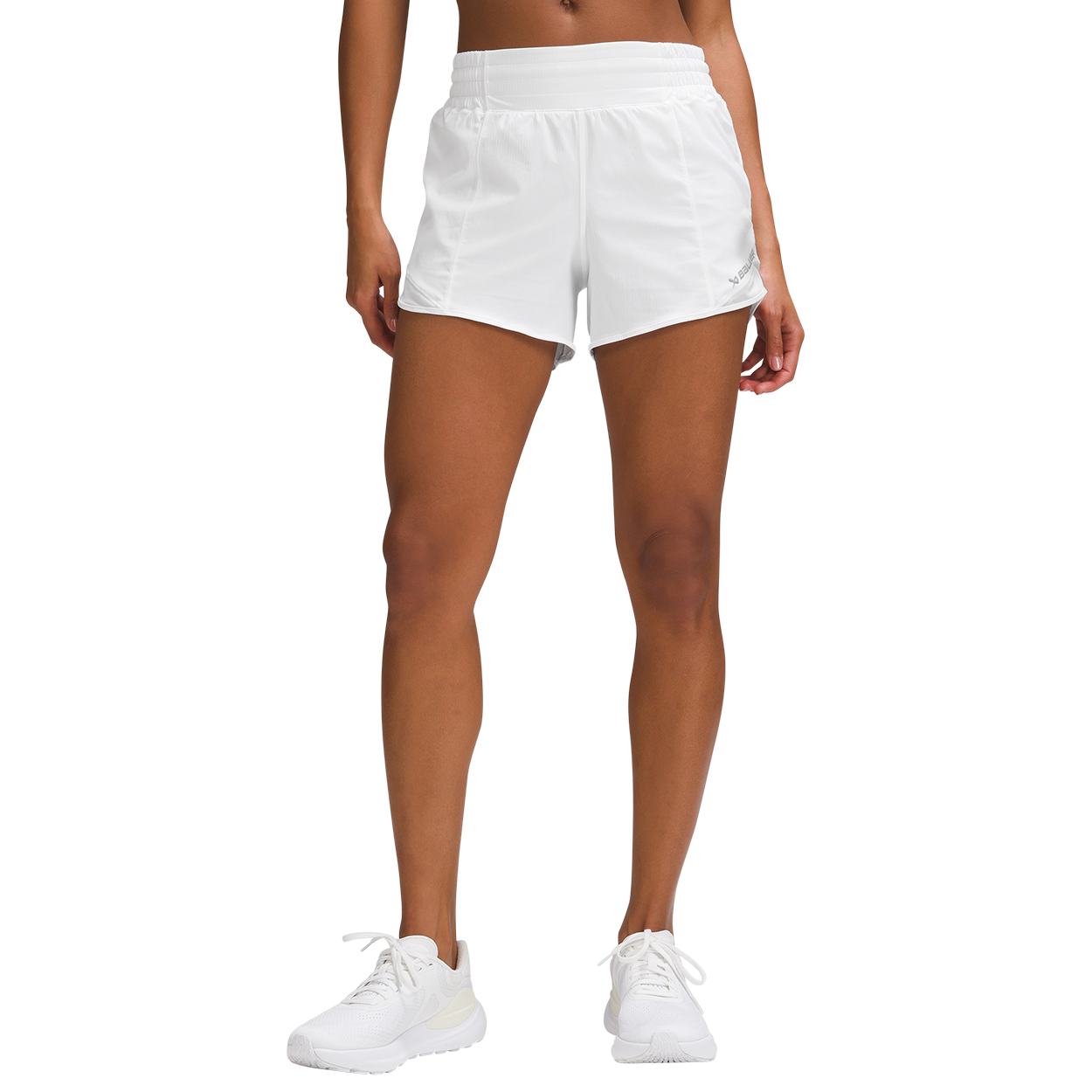 Lululemon white running shorts shop
